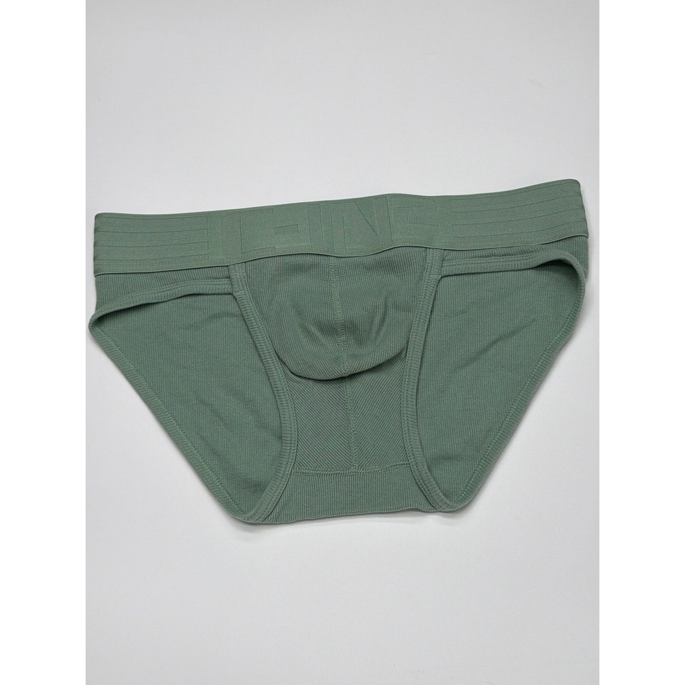 C-In2 HARD CORE Men's Ribbed Briefs Underwear Sage‎ Green Medium